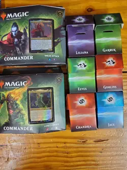 MTG Sealed Lot of 6 Commander Decks and 6 Duel Deck Commander Masters - Image 2
