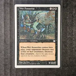 Wei Assassins #86 Portal Three Kingdoms WOTC MtG PTK P3K LP English (2/2) - Image 1