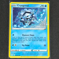 Cryogonal - 043/203 - Cosmos Holo - Holiday Calendar Promo - Pokemon Card - NM/M - Image 1