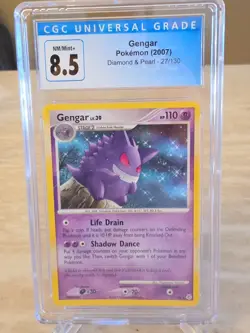 CGC 8.5 Gengar 2007 Diamond & Pearl 27/130 Pokemon Card - Image 1