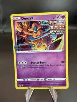 Deoxys - SWSH170 - Pokemon Sword & Shield Promo PreRelease Holo Rare Card NM - Image 1