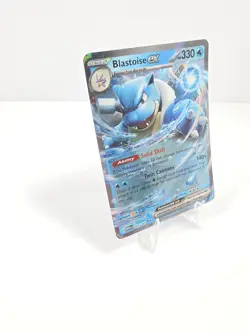 Pokemon Card Blastoise EX 151 Set 009/165 ULTRA RARE - NM Condition - Image 3