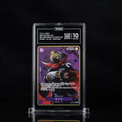 Bandai One Piece Card Game Sanji OP07-064 Alt Art Foil Promo SR TAG 10 JP - Image 1