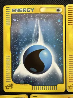 Pokemon Card Holo Japan E Series Fire Water Grass Dark Fighting Energy 5 Set - Image 2