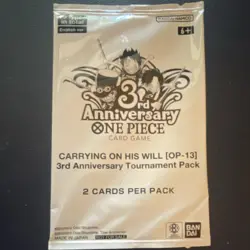 Bandai Namco One Piece Card Game OP-13 3rd Anniversary Tournament Pack EN 2 - Image 1