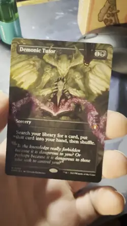 Demonic Tutor (Borderless) Commander Masters, Non Foil - Image 2