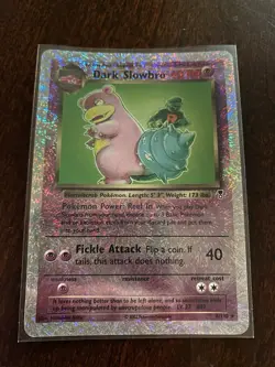 Pokemon Dark Slowbro 8/110 Legendary Collection 2002 Reverse Holo Rare WotC HP - Image 2