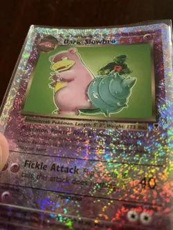 Pokemon Dark Slowbro 8/110 Legendary Collection 2002 Reverse Holo Rare WotC HP - Image 4