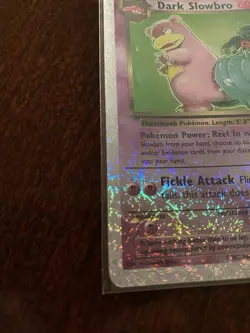 Pokemon Dark Slowbro 8/110 Legendary Collection 2002 Reverse Holo Rare WotC HP - Image 5