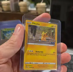 The Pokemon Company Pokemon TCG Pikachu 027/078 EN Cosmos Holo 60HP - Image 1