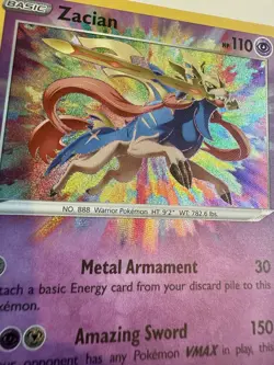Pokemon: Zacian (Amazing Rare) SWSH04: Vivid Voltage NM - Image 2