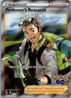 Professor's Research 078/078 Ultra Rare Pokemon GO Pokemon Near Mint - Image 1