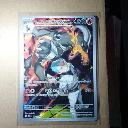 Pokemon Team Rocket's Houndoom 191/182 SV10 Destined Rivals IR Holo 130 HP EN - Image 2