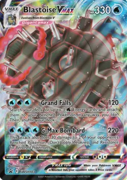 BLASTOISE VMAX SWSH103 P JUMBO CARDS POKEMON HOLO NM/M - Image 1