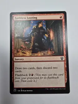 Faithless Looting Commander 2021 Regular Magic The Gathering - Image 1