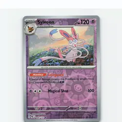 Sylveon 040/131 Prismatic Evolutions Pokemon Reverse Holo Near Mint - Image 1