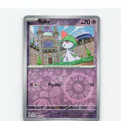 Ralts 084/198 Common Scarlet & Violet Pokemon Reverse Holo Near Mint - Image 1