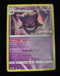 Pokemon Gengar SWSH241 Lost Origin Build-n-Battle Prerelease Promo Sealed - Image 1