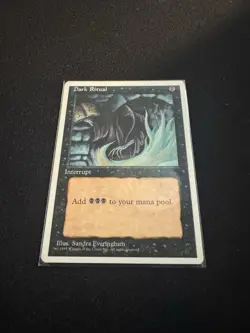 Dark Ritual MTG Core Set 4th Edition Regular - Image 1