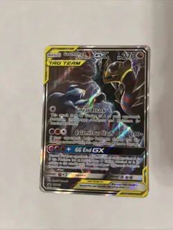 Garchomp & Giratina GX SM193 - Pokemon TCG Sun & Moon Tag Team Promo Holo LP - Image 1