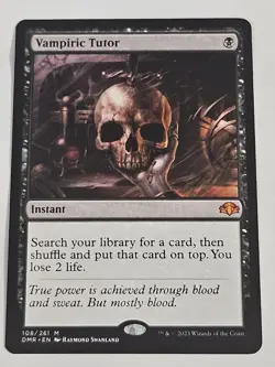 Vampiric Tutor Dominaria Remastered Regular - Image 1