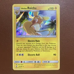 Alolan Raichu 57/236 Holo Rare Unified Minds Pokemon Holo - Image 1