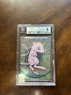 BGS 9 Topps Chrome MEW #151 Pokemon T.V. 2000 - Image 1