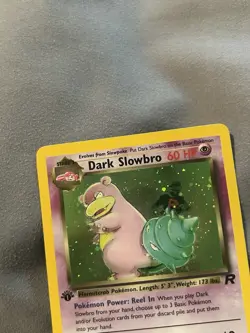Pokemon TCG Dark Slowbro 12/82 Team Rocket Holo Rare - Image 3