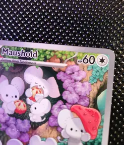 Pokemon Maushold Illustration Rare Full Art Holo 226/193 Sv02 Paldea Evolved - Image 3