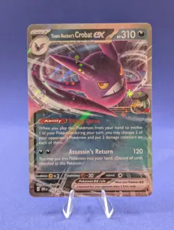 Pokemon TCG - Destined Rivals - Team Rocket's Crobat ex - 122/244 - Image 1
