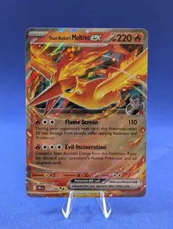 Pokemon TCG - Destined Rivals - Team Rocket's Moltres ex - 31/244 - Image 1