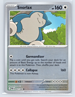 Snorlax 063/088 Pokemon TCG: Perfect Order Reverse Holo NM - Image 1