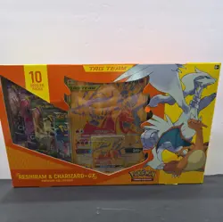 Pokemon Reshiram And Charizard GX Premium Collection Sealed Box Sword And Shield - Image 1
