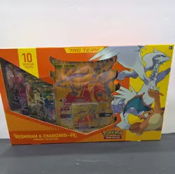 Pokemon Reshiram And Charizard GX Premium Collection Sealed Box Sword And Shield - Image 2