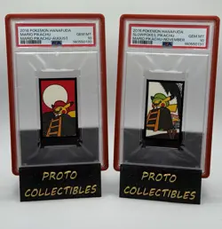 2016 Pokemon Hanafuda SEQUENTIAL Mario Pikachu August & Luigi March PSA 10 - Image 1
