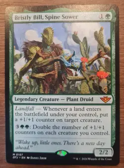 MTG - Bristly Bill, Spine Sower - Outlaws of Thunder Junction Promo - Image 1