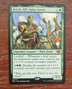 MTG - Bristly Bill, Spine Sower - Outlaws of Thunder Junction Promo - Image 1