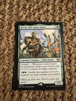 Bristly Bill Spine Sower Outlaws of Thunder Junction MTG NM Regular Mythic - Image 1