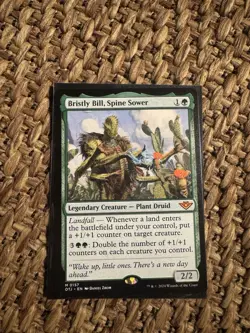 Bristly Bill Spine Sower Outlaws of Thunder Junction MTG NM Regular Mythic - Image 2
