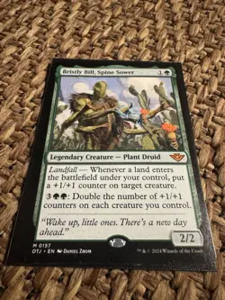Bristly Bill Spine Sower Outlaws of Thunder Junction MTG NM Regular Mythic - Image 3