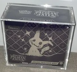 POKEMON PALDEAN FATES SEALED ELITE TRAINER BOX AND PREMIUM DISPLAY CASE - Image 1