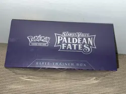 POKEMON PALDEAN FATES SEALED ELITE TRAINER BOX AND PREMIUM DISPLAY CASE - Image 5