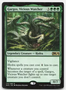 Gargos, Vicious Watcher - LP Lightly Played - M20 Core Set 2020 #172 - MTG Magic - Image 1