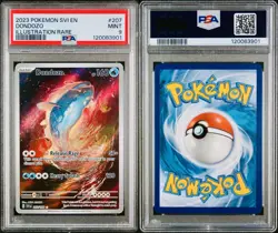 POKEMON PSA 9 DONDOZO ILLUSTRATION RARE 207/198 SCARLET e VIOLET ENGLISH 2023! - Image 3