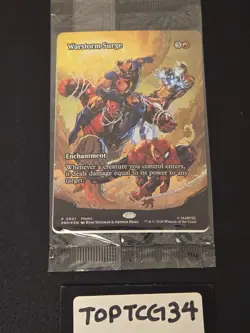 Magic the gathering Avengers Armageddon #1 Warstorm Surge Promo NEW SEALED MTG - Image 1