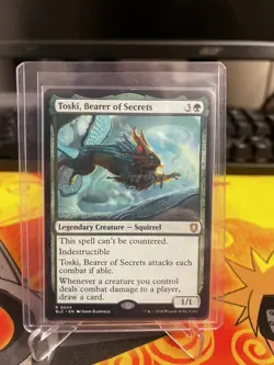 MTG - TOSKI, BEARER OF SECRETS - Bloomburrow Commander (R) - Image 1