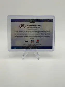 Topps Cosmic Chrome Micah Parsons Green Bay Packers Stars in the Night - Image 2