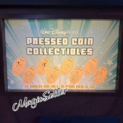 Disney Contemporary Resort Pressed Penny Set of 8 Stitch Mulan Aladdin New - Image 1