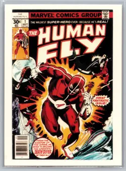 1991 Comic Images Marvel Comics First Covers II #4 The Human Fly - Image 1