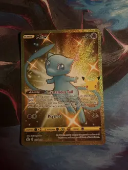 Pokemon TCG Mew 025/025 Celebrations Secret Rare Holo English 2021 - Image 1